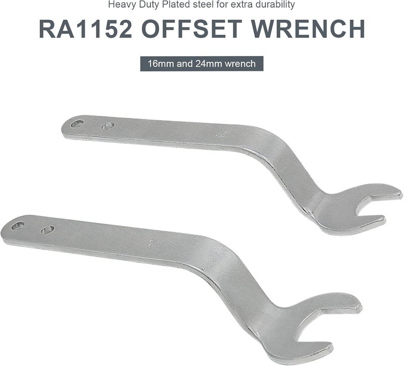 Thaekuns RA1152 Offset Wrenches for Router Bit-Changing BOSCH 2610906287 3/8-Inch Collet Chuck for 1613-,1617-, 1618- & 1619- Series Routers - Image 5